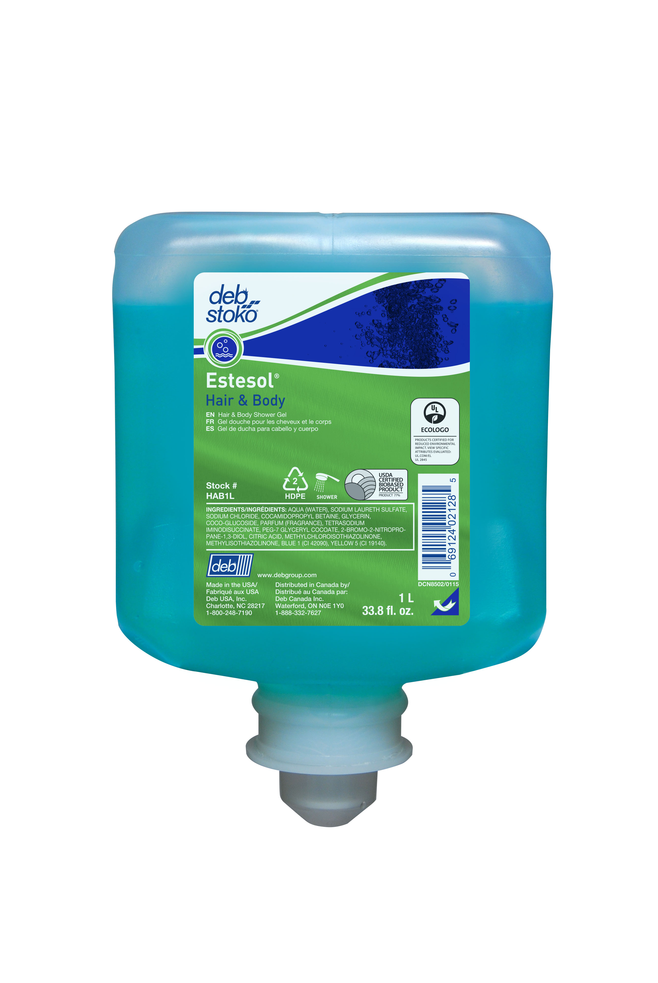 Estesol® Hair & Body 1L Cartridge, 6/case